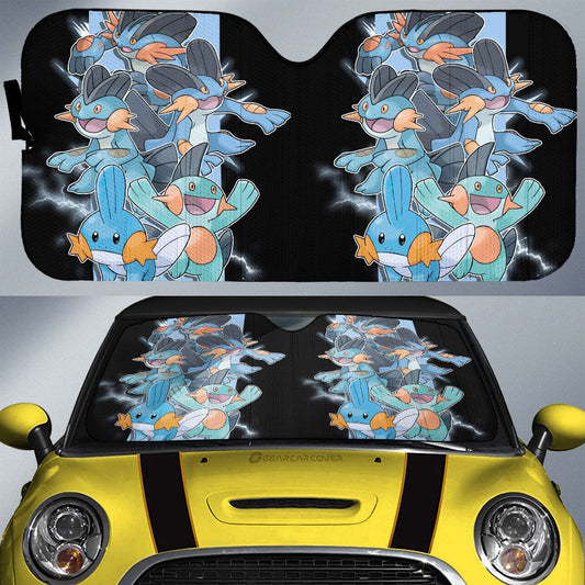 Mudkip Car Sunshade Custom Car Accessories For Fans - Gearcarcover - 1