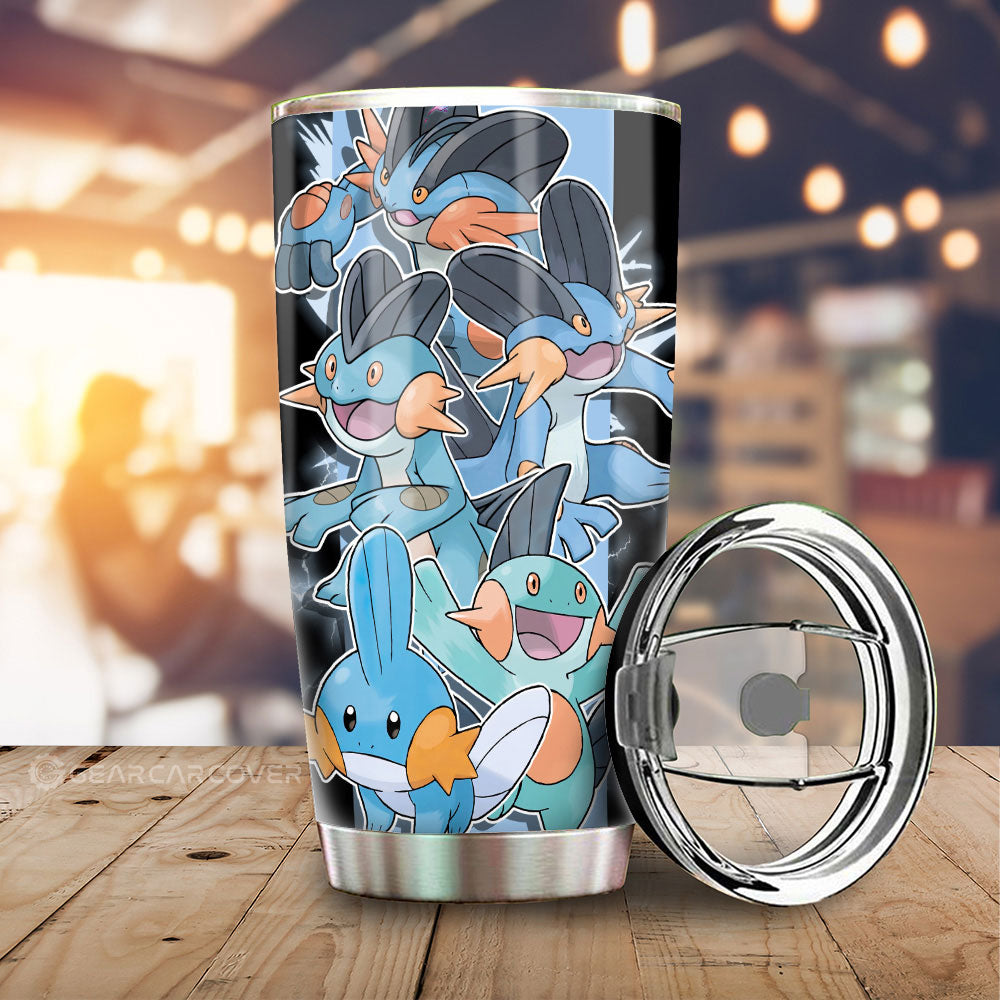 Mudkip Tumbler Cup Custom Car Accessories For Fans - Gearcarcover - 1