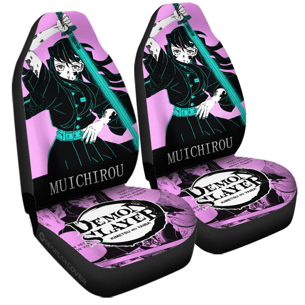 Muichiro Tokito Car Seat Covers Custom Car Accessories - Gearcarcover - 3