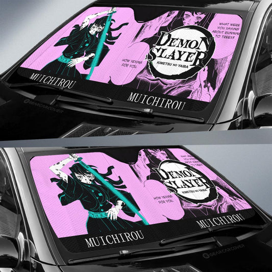 Muichiro Tokito Car Sunshade Custom Car Accessories Manga Style - Gearcarcover - 2