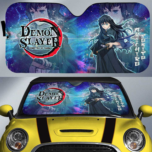 Muichiro Tokito Car Sunshade Custom Characters Car Accessories - Gearcarcover - 1