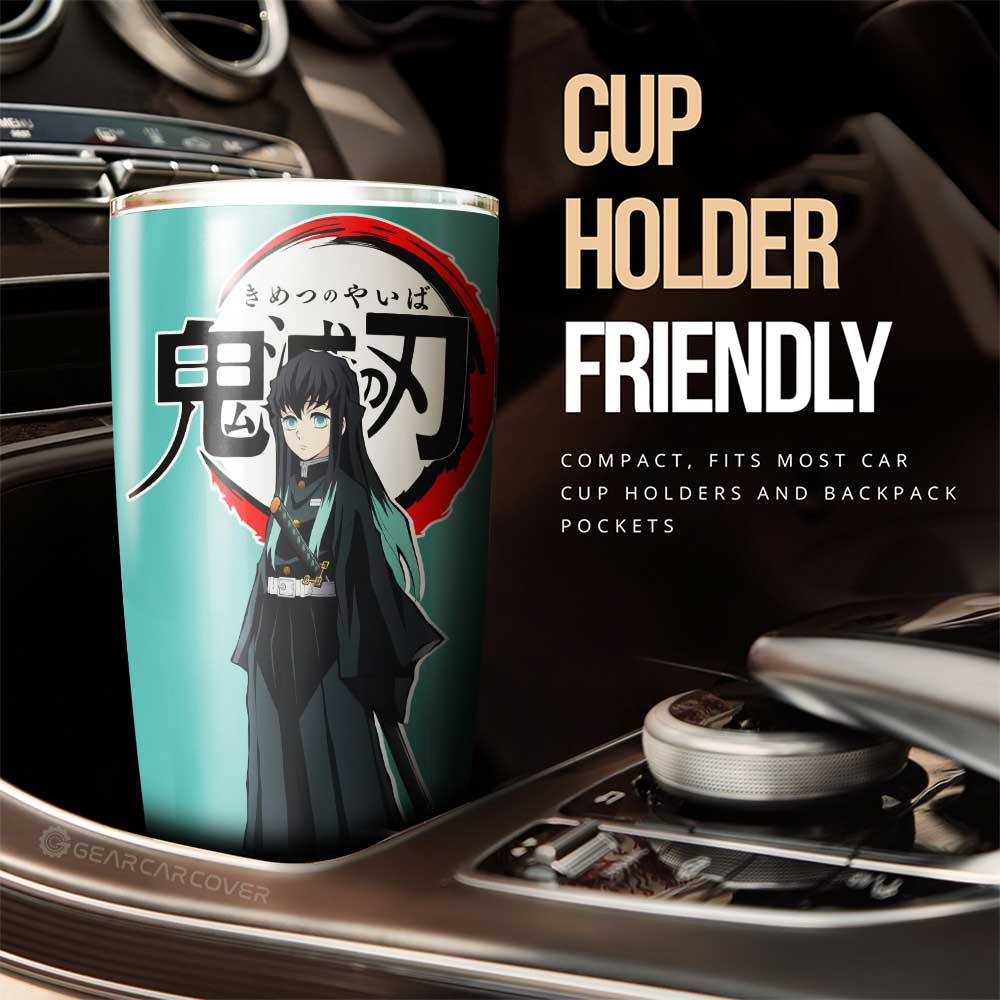 Muichiro Tokitou Tumbler Cup Custom Car Accessories - Gearcarcover - 3