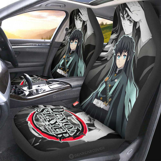 Muichirou Tokitou Car Seat Covers Custom Demon Slayer Anime Car Accessories - Gearcarcover - 1