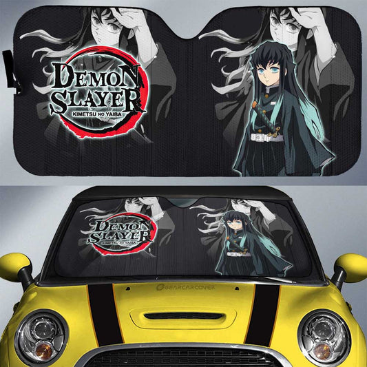 Muichirou Tokitou Car Sunshade Custom Demon Slayer Anime Car Accessories - Gearcarcover - 1