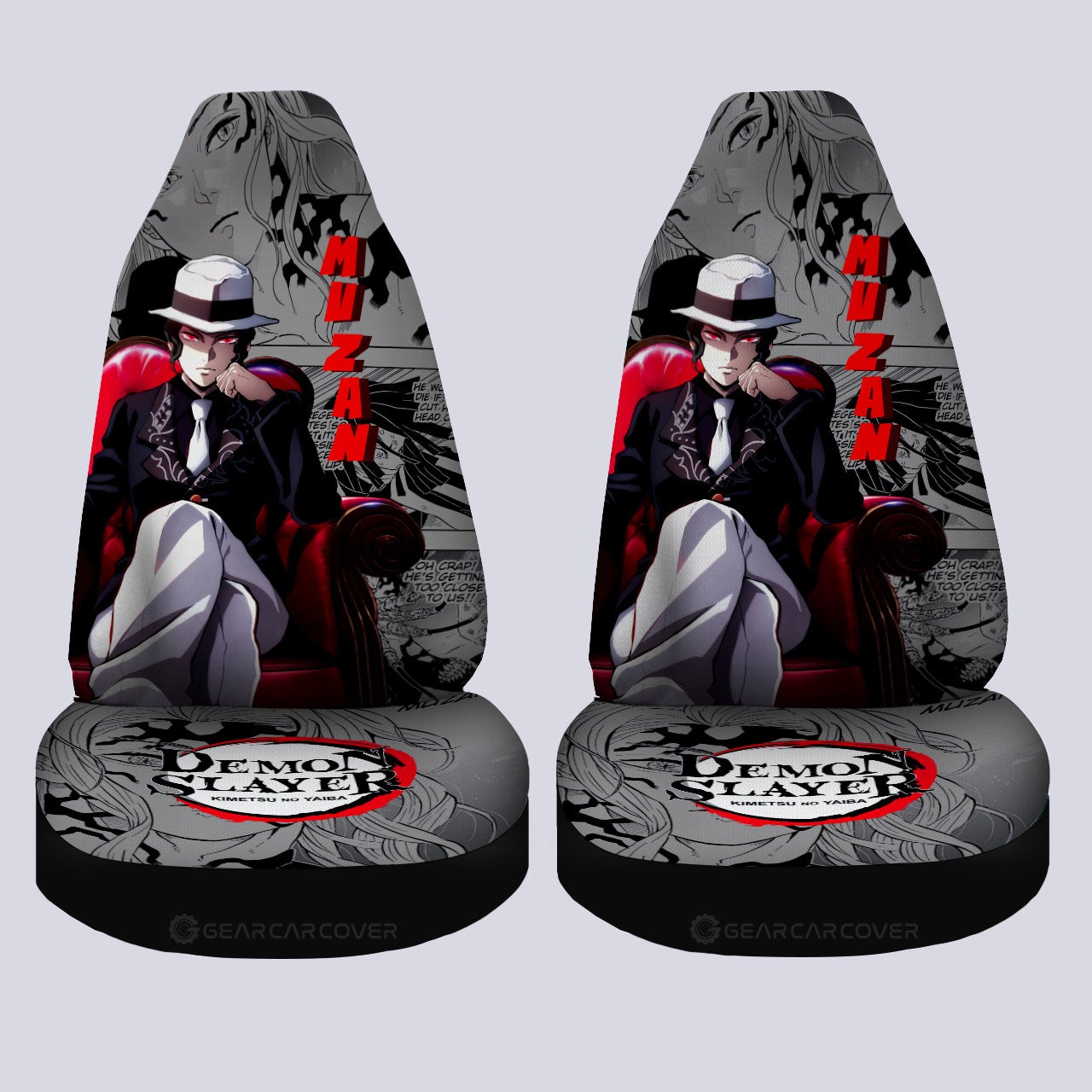 Muzan Car Seat Covers Custom Mix Mangas - Gearcarcover - 4