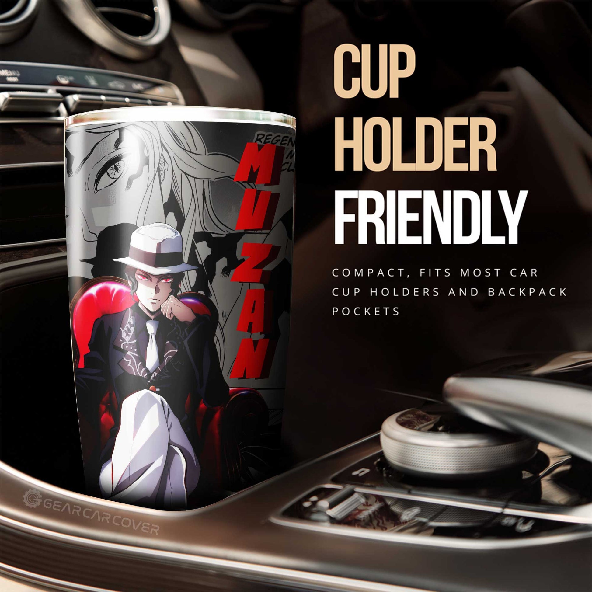 Muzan Tumbler Cup Custom Mix Mangas - Gearcarcover - 3