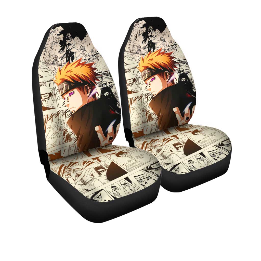 Nagato Pain Car Seat Covers Custom Manga Anime Car Accessories - Gearcarcover - 3