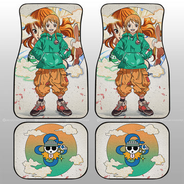 Nami Car Floor Mats Anime Collection - Gearcarcover - 1