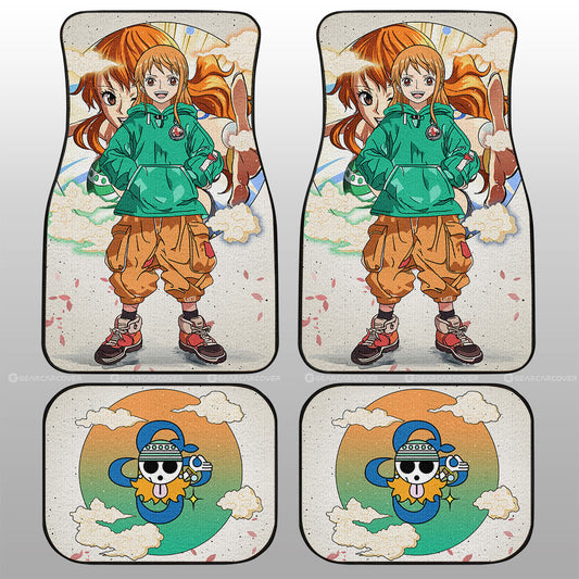 Nami Car Floor Mats Anime Collection - Gearcarcover - 1