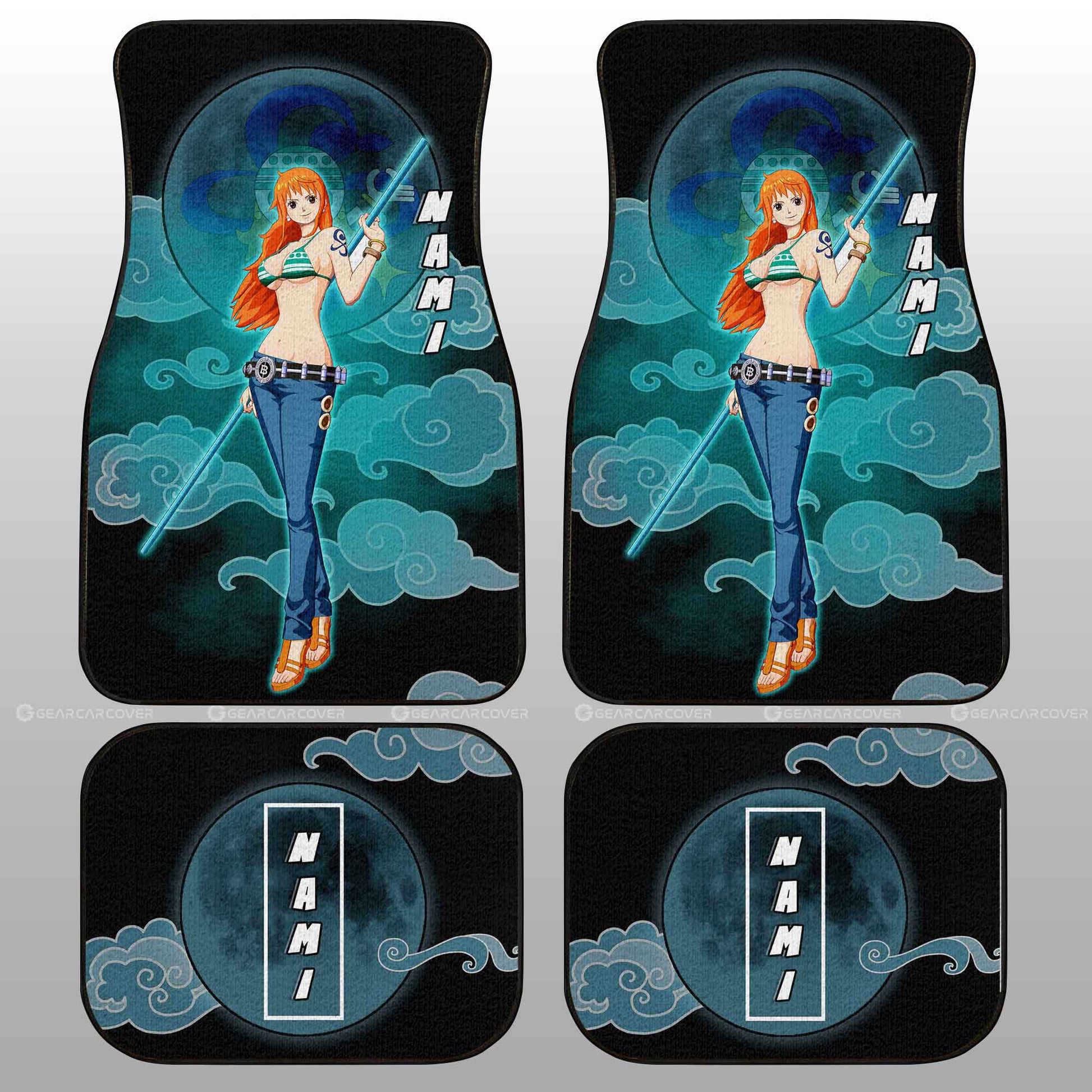 Nami Car Floor Mats Custom Car Accessories For Fans - Gearcarcover - 2