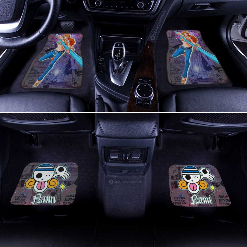 Nami Car Floor Mats Custom Car Accessories Manga Galaxy Style - Gearcarcover - 3