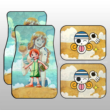 Nami Car Floor Mats Custom Map Car Accessories - Gearcarcover - 1