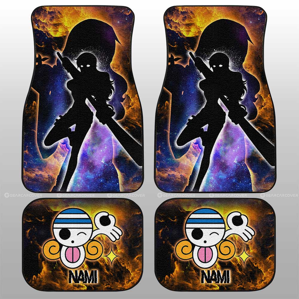 Nami Car Floor Mats Custom Silhouette Style - Gearcarcover - 1