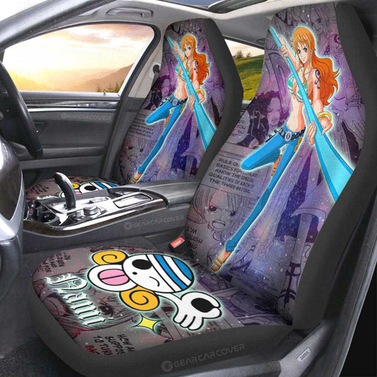 Nami Car Seat Covers Custom Car Accessories Manga Galaxy Style - Gearcarcover - 2