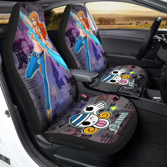 Nami Car Seat Covers Custom Car Accessories Manga Galaxy Style - Gearcarcover - 1
