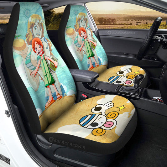 Nami Car Seat Covers Custom Map Car Accessories - Gearcarcover - 1