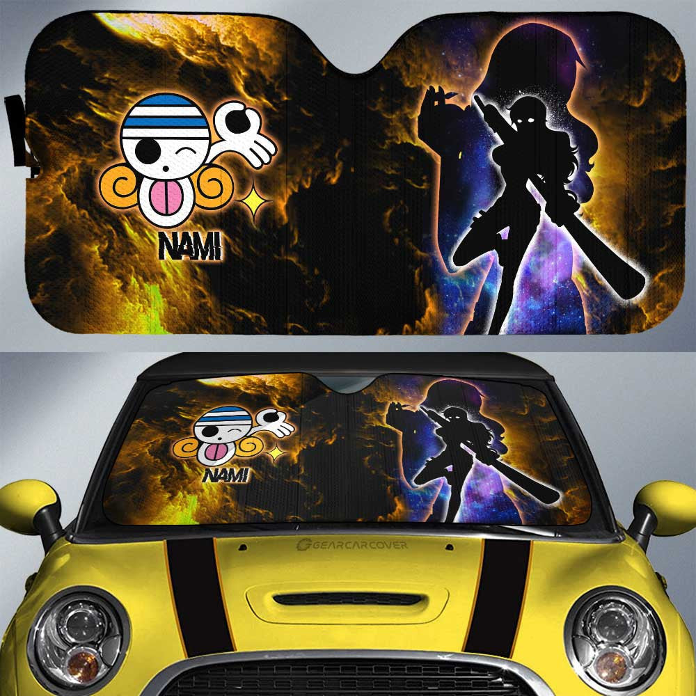 Nami Car Sunshade Custom Silhouette Style - Gearcarcover - 1