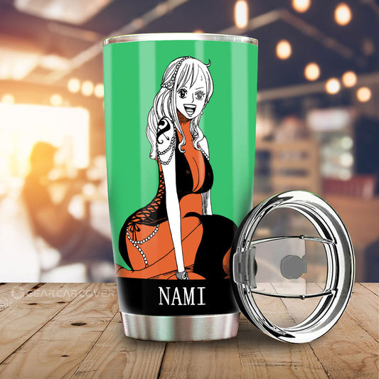 Nami Tumbler Cup Custom Car Accessories Manga Style - Gearcarcover - 2