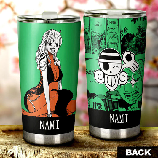 Nami Tumbler Cup Custom Car Accessories Manga Style - Gearcarcover - 1