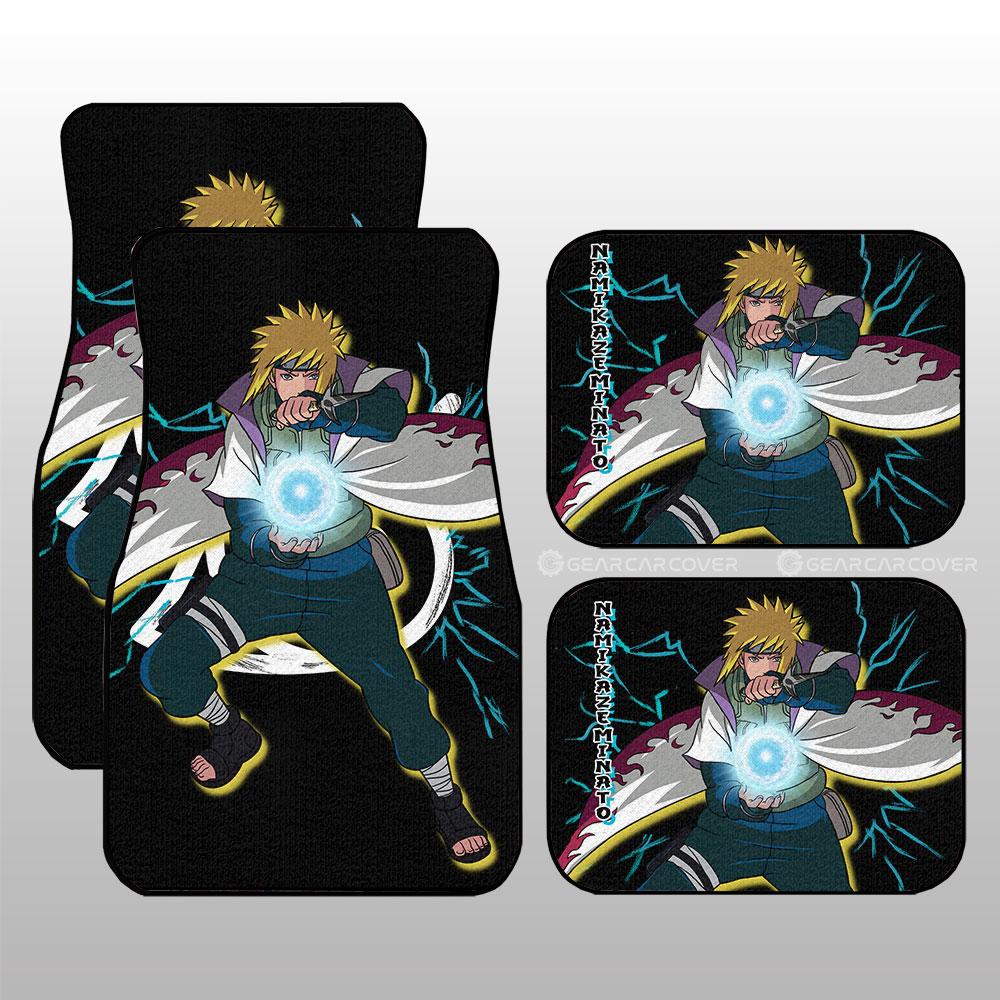 Namikaze Minato Car Floor Mats Custom Anime - Gearcarcover - 1