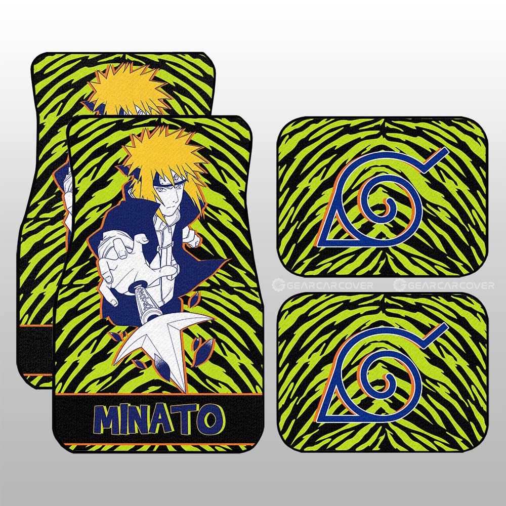 Namikaze Minato Car Floor Mats Custom Car Accessories - Gearcarcover - 3