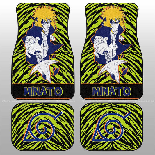 Namikaze Minato Car Floor Mats Custom Car Accessories - Gearcarcover - 1