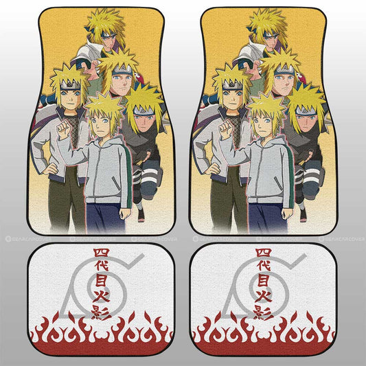 Namikaze Minato Car Floor Mats Custom Car Accessories - Gearcarcover - 2