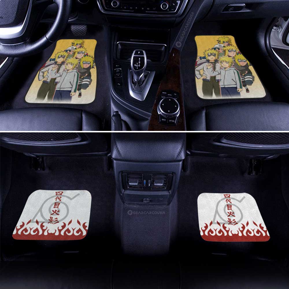 Namikaze Minato Car Floor Mats Custom Car Accessories - Gearcarcover - 3