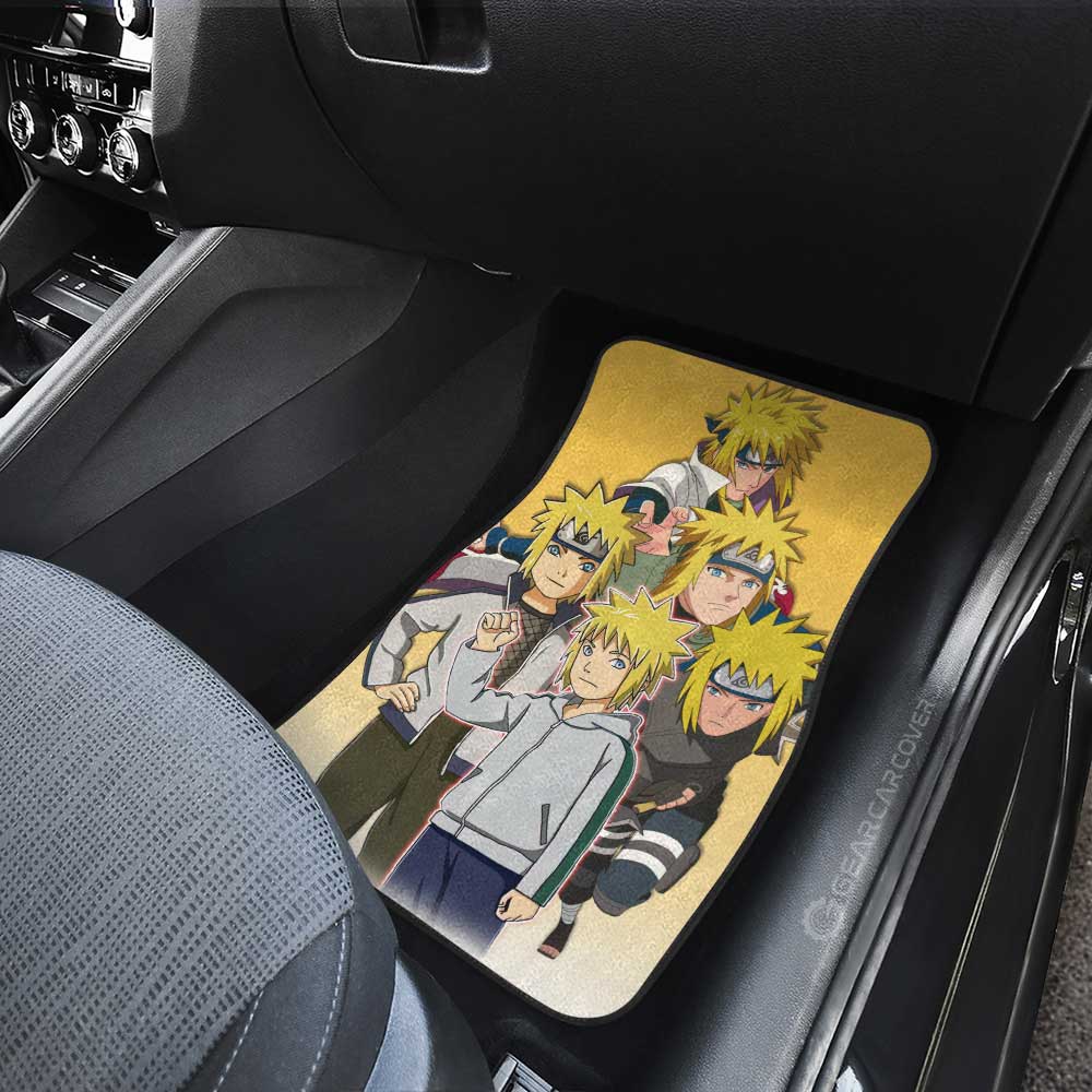 Namikaze Minato Car Floor Mats Custom Car Accessories - Gearcarcover - 4