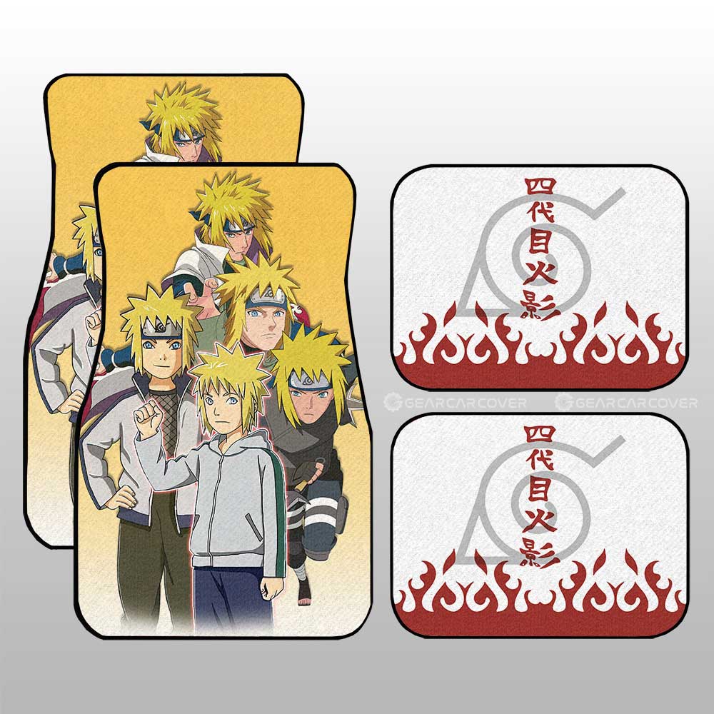 Namikaze Minato Car Floor Mats Custom Car Accessories - Gearcarcover - 1