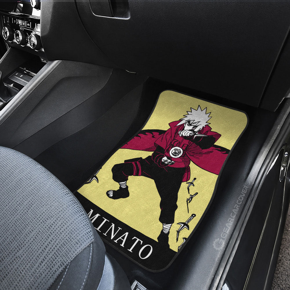 Namikaze Minato Car Floor Mats Custom Car Accessories Manga Color Style - Gearcarcover - 4