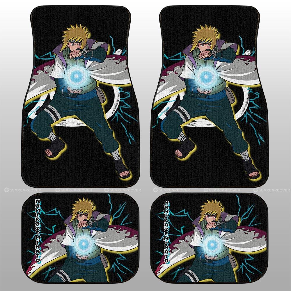 Namikaze Minato Car Floor Mats Custom NRT - Gearcarcover - 2