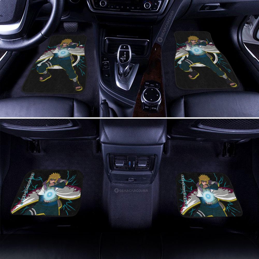 Namikaze Minato Car Floor Mats Custom NRT - Gearcarcover - 3