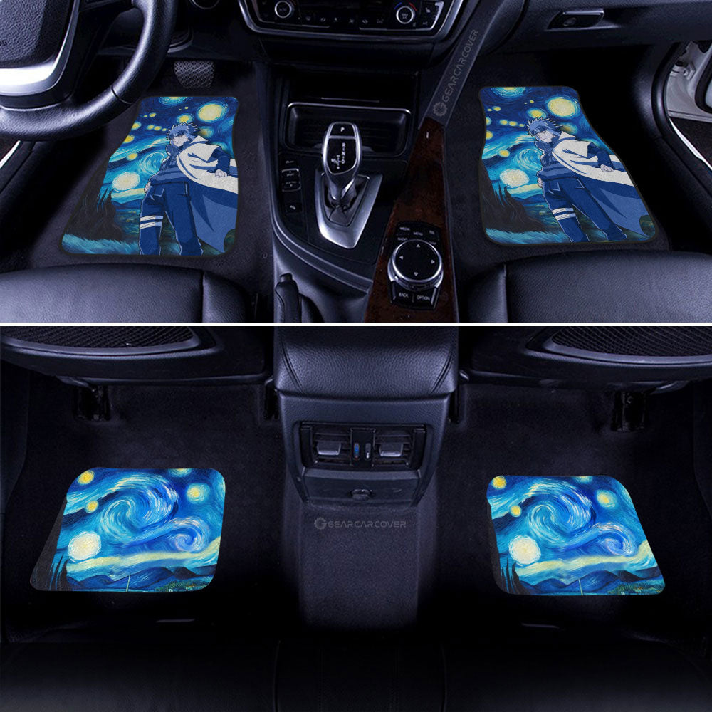 Namikaze Minato Car Floor Mats Custom Starry Night Styles - Gearcarcover - 2