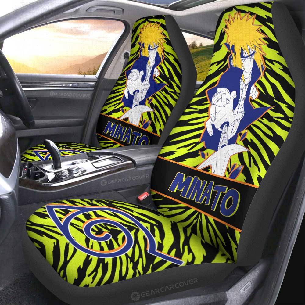 Namikaze Minato Car Seat Covers Custom Anime Car Accessories - Gearcarcover - 4