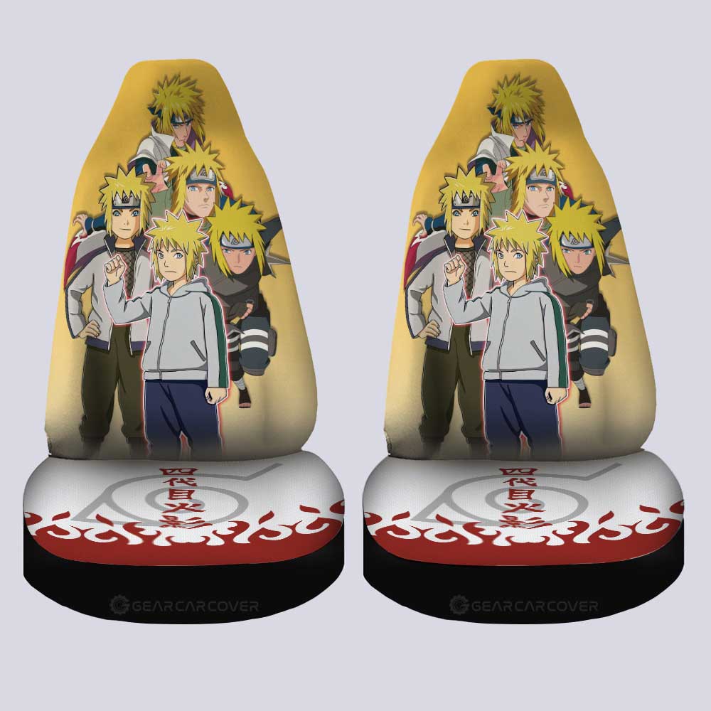 Namikaze Minato Car Seat Covers Custom Anime Car Accessories - Gearcarcover - 4