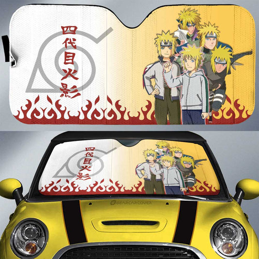 Namikaze Minato Car Sunshade Custom Anime Car Accessories - Gearcarcover - 1