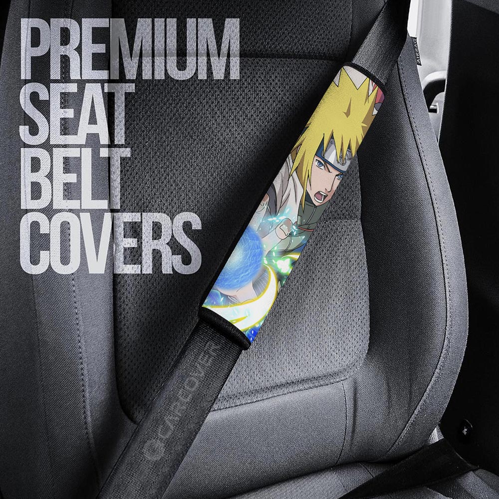 Namikaze Minato Seat Belt Covers Custom For Fans - Gearcarcover - 3