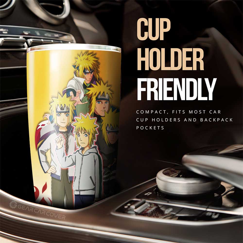 Namikaze Minato Tumbler Cup Custom Anime Car Accessories - Gearcarcover - 2
