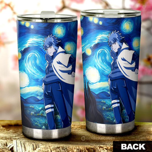 Namikaze Minato Tumbler Cup Custom Starry Night Styles - Gearcarcover - 2