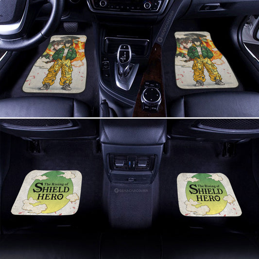 Naofumi Iwatani Car Floor Mats Anime Collection - Gearcarcover - 2