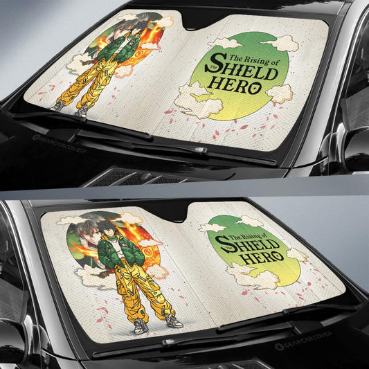 Naofumi Iwatani Car Sunshade Anime Collection - Gearcarcover - 2