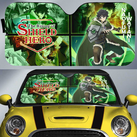 Naofumi Iwatani Car Sunshade Custom The Rising Of The Shield Hero Car Accessories - Gearcarcover - 1