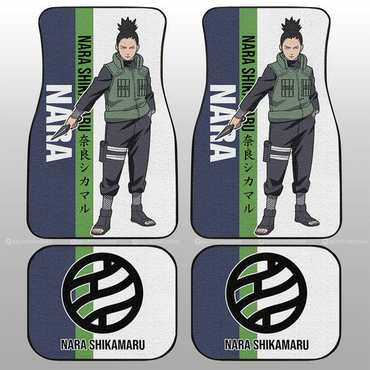 Nara Shikamaru Car Floor Mats Custom Anime Car Accessories - Gearcarcover - 2