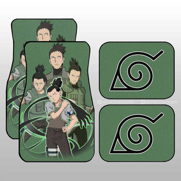 Nara Shikamaru Car Floor Mats Custom Car Accessories - Gearcarcover - 1