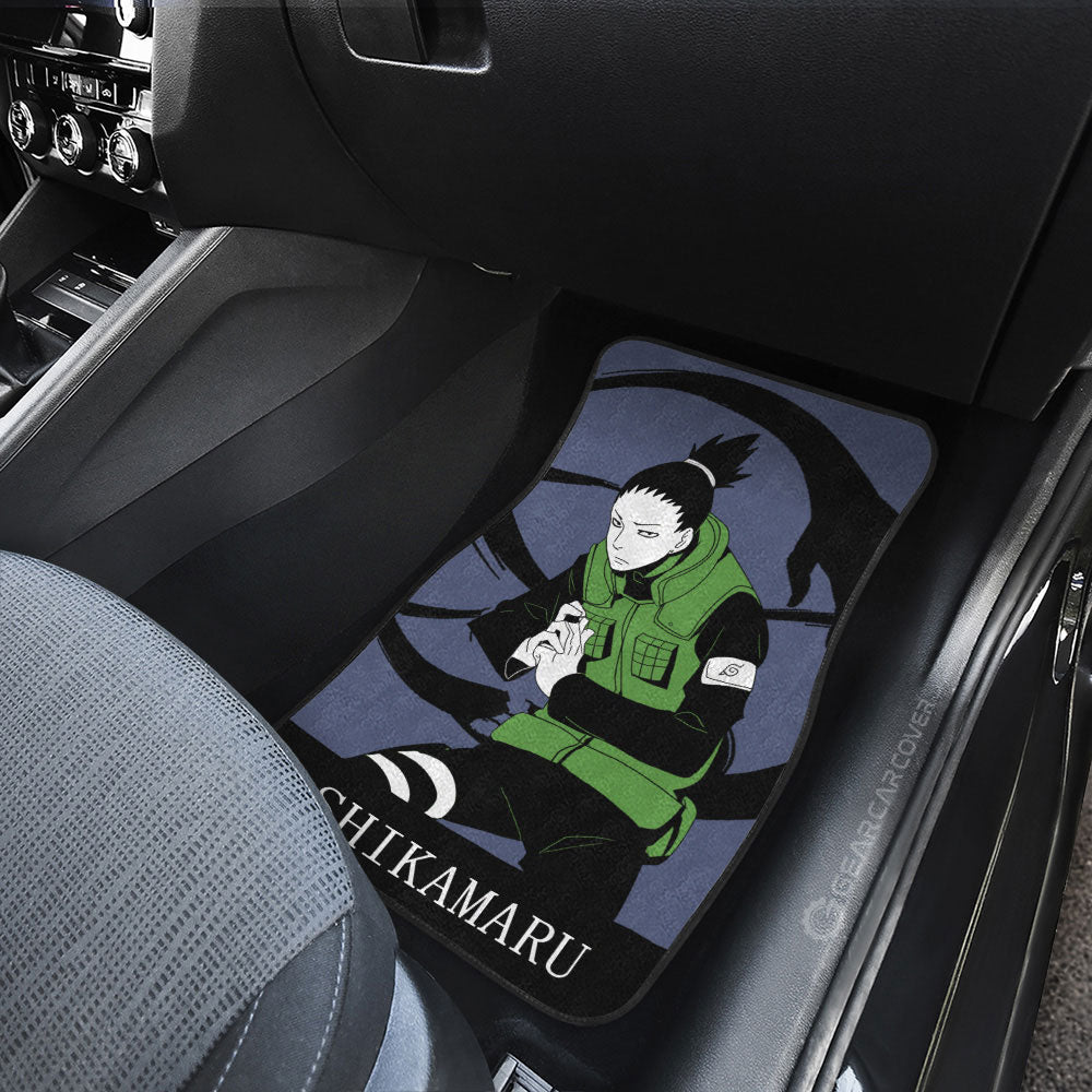 Nara Shikamaru Car Floor Mats Custom Car Accessories Manga Color Style - Gearcarcover - 4