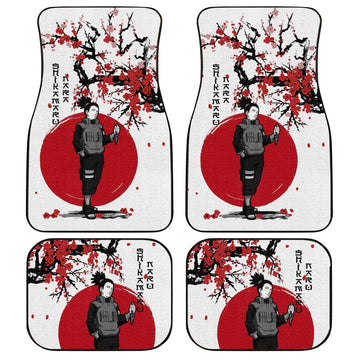 Nara Shikamaru Car Floor Mats Custom Japan Style Anime Car Interior Accessories - Gearcarcover - 1