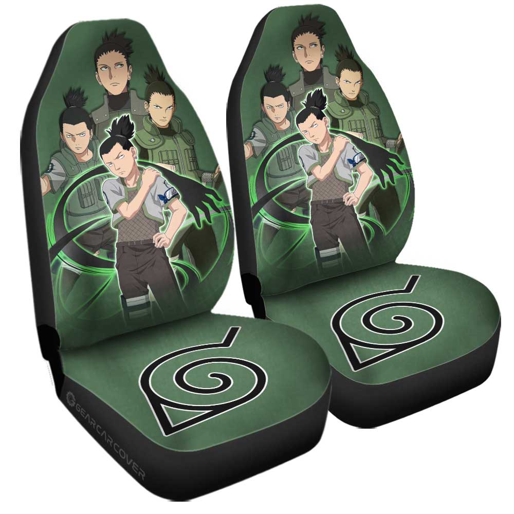 Nara Shikamaru Car Seat Covers Custom Anime Car Accessories - Gearcarcover - 3