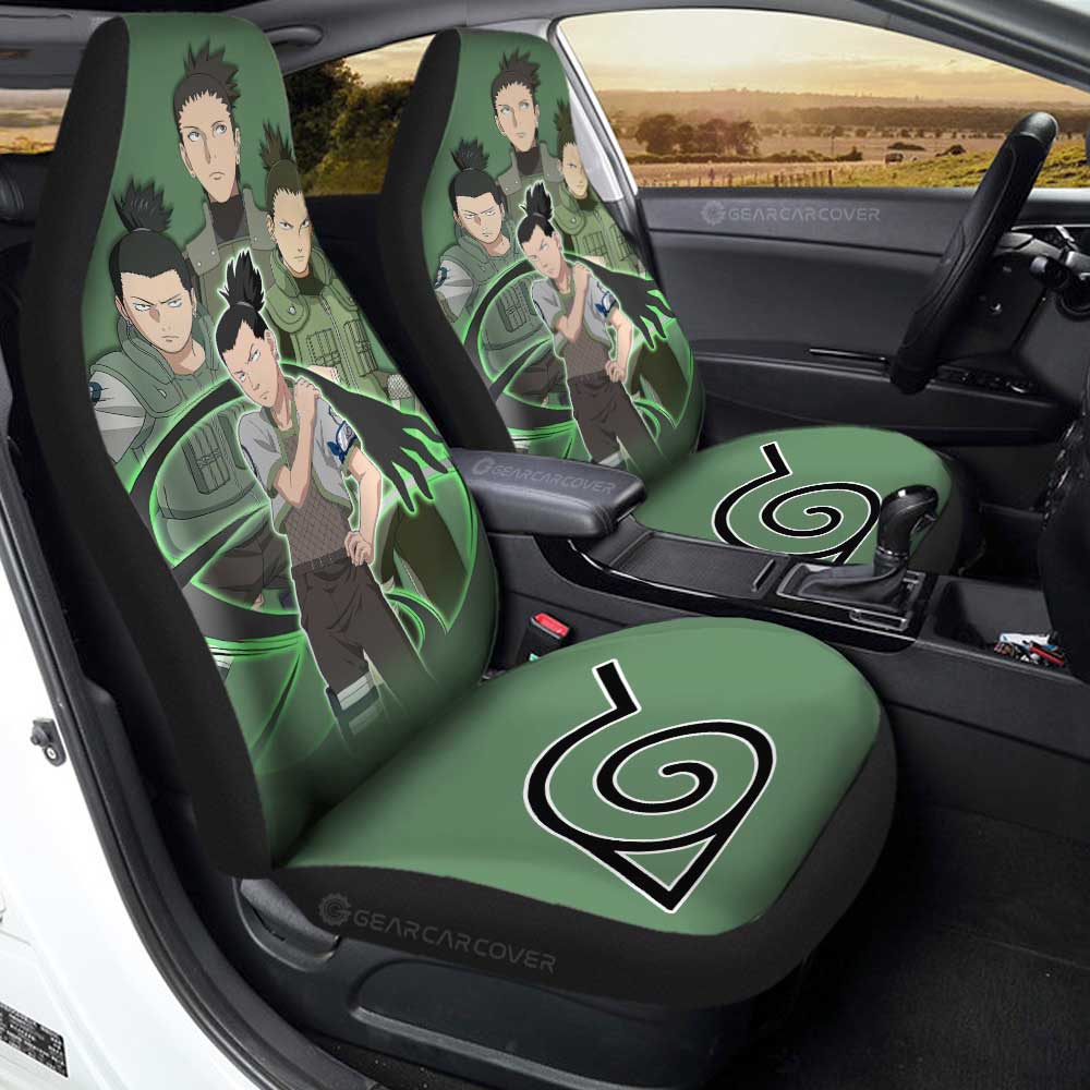 Nara Shikamaru Car Seat Covers Custom Anime Car Accessories - Gearcarcover - 1