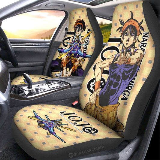 Narancia Ghirga Car Seat Covers Custom Bizarre Adventure Car Accessories - Gearcarcover - 2